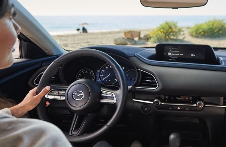 Dashboard View of the 2023 Mazda CX-30